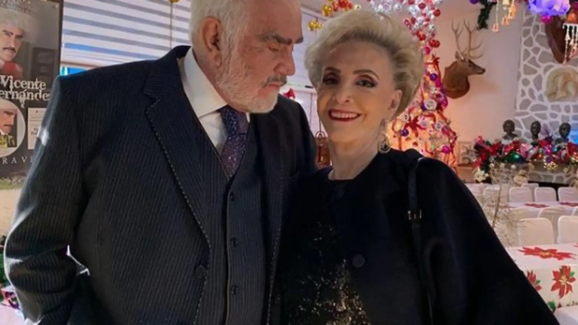 Vicente Fernández y Doña Cuquita